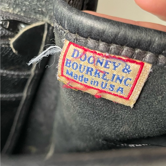 Dooney and Bourke black leather horseshoe saddle bag awl - Picture 16 of 16